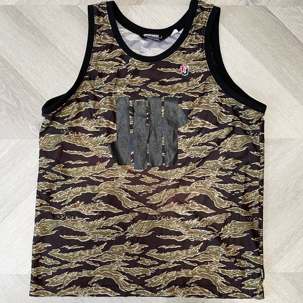 Undefeated Tiger Camo tank top
